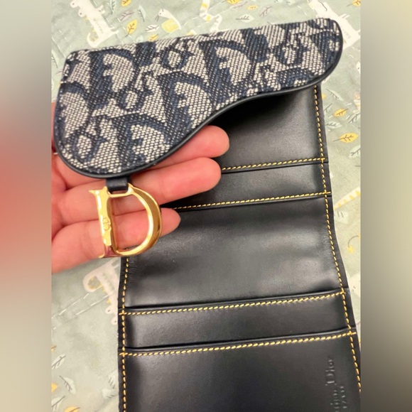 SOLD!! Christian Dior Oblique Compact Trifold - Picture 4 of 12